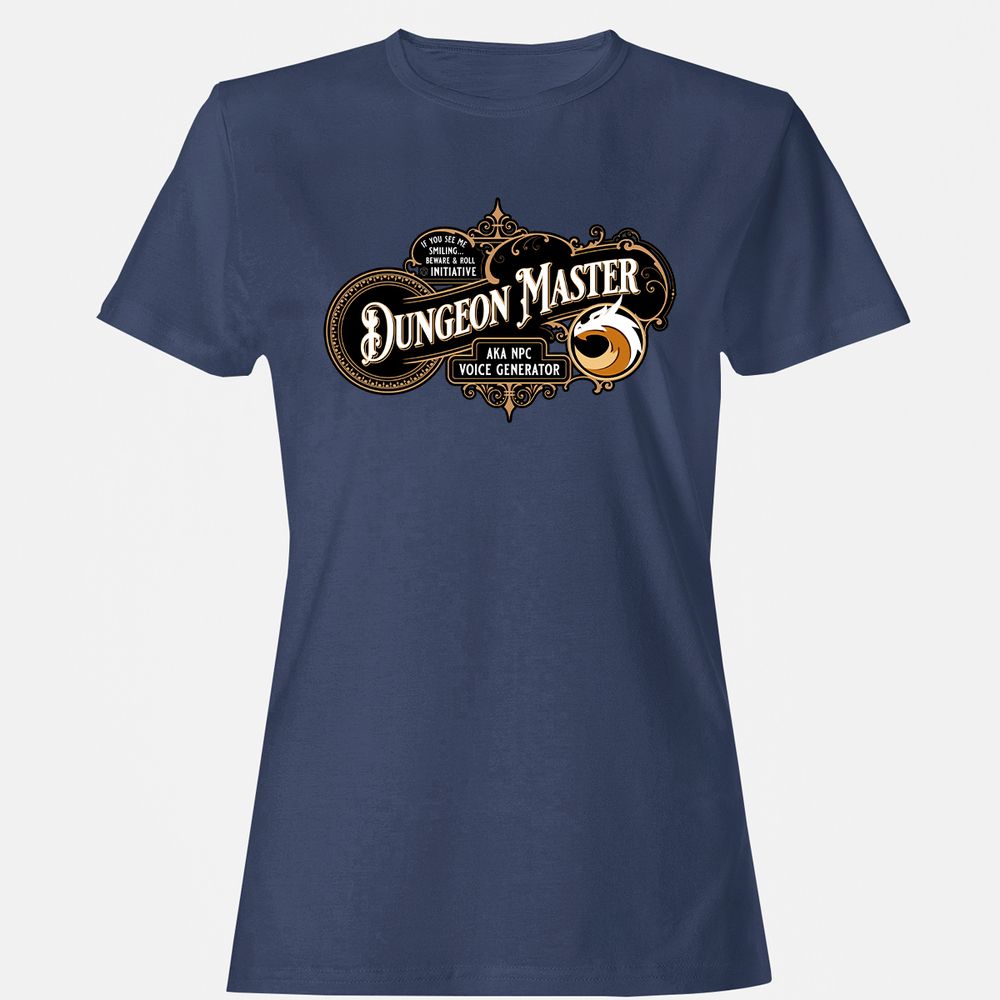 Dungeon Master Women's T-Shirt - Navy - 10