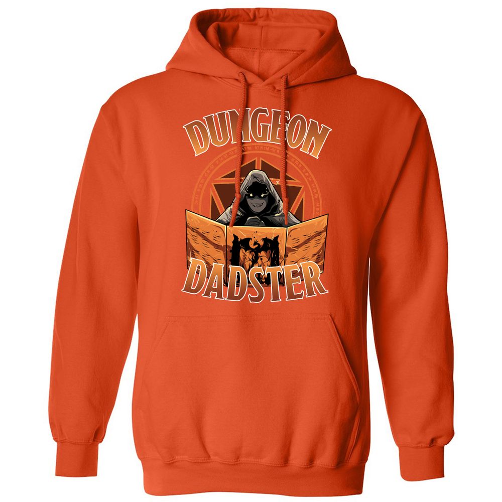 Dungeon Dadster Classic Unisex Hoodie - Orange - 10