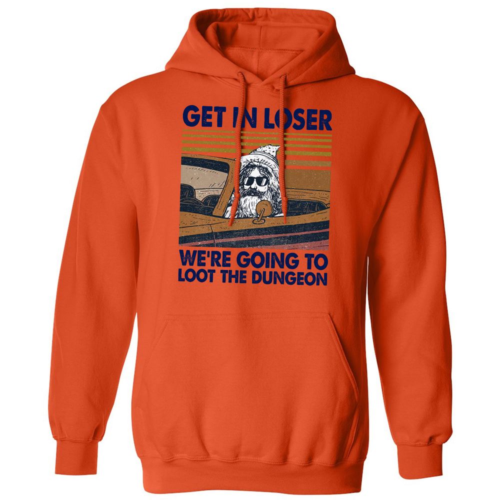 We're Going To Loot The Dragon Classic Unisex Hoodie - Orange - 10