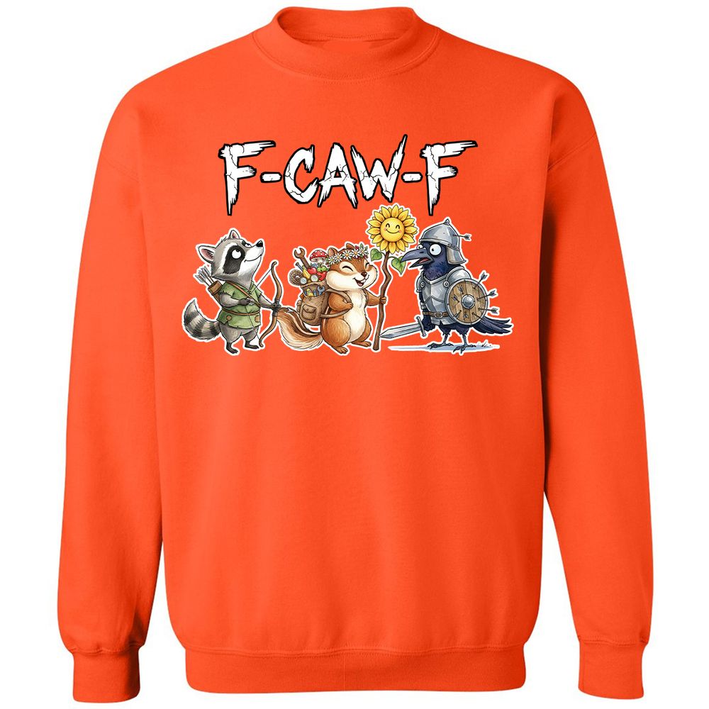 F-CAW-F Adventuring party Classic Unisex Sweatshirt - Orange - 10