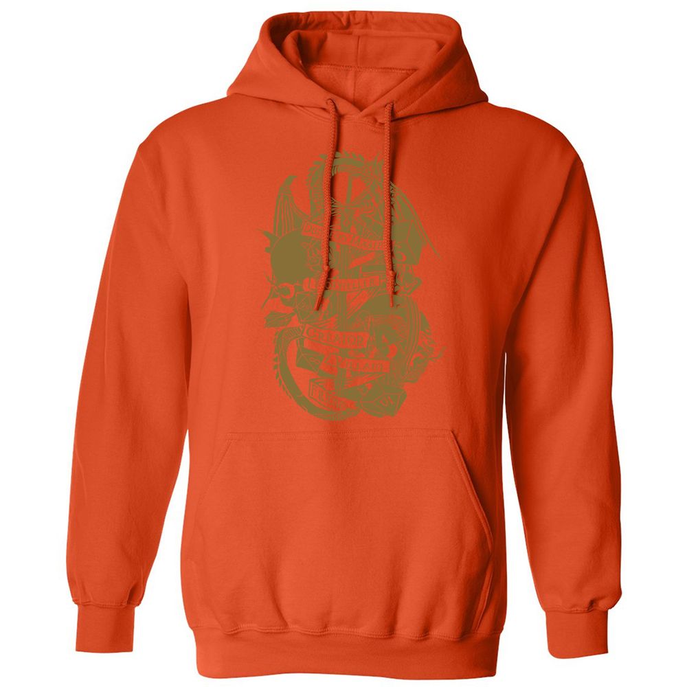 Dungeon Master Dragon Classic Unisex Hoodie - Orange - 10