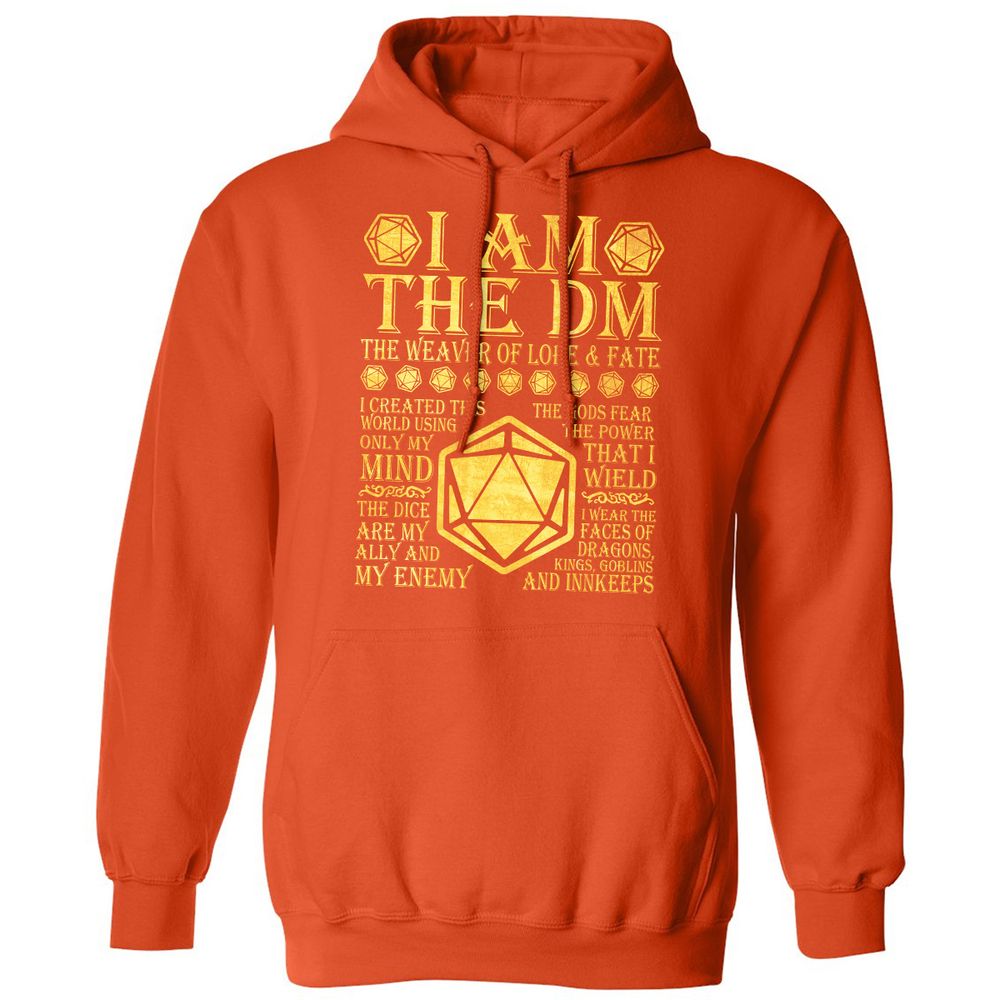 I Am The DM Classic Unisex Hoodie - Orange - 10