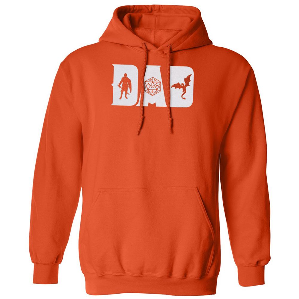 Dad Fathers Day Classic Unisex Hoodie - Orange - 10