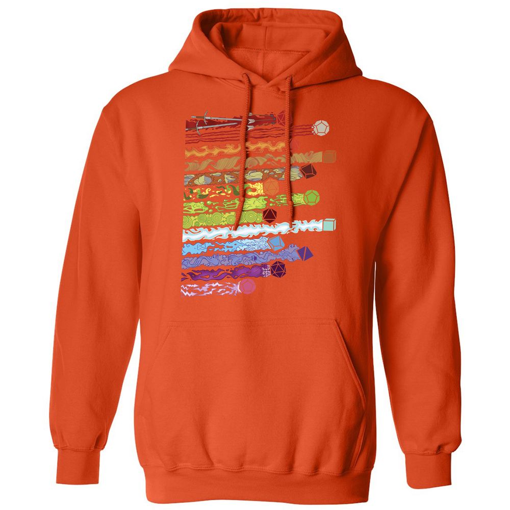 Damage Dices Classic Unisex Hoodie - Orange - 10