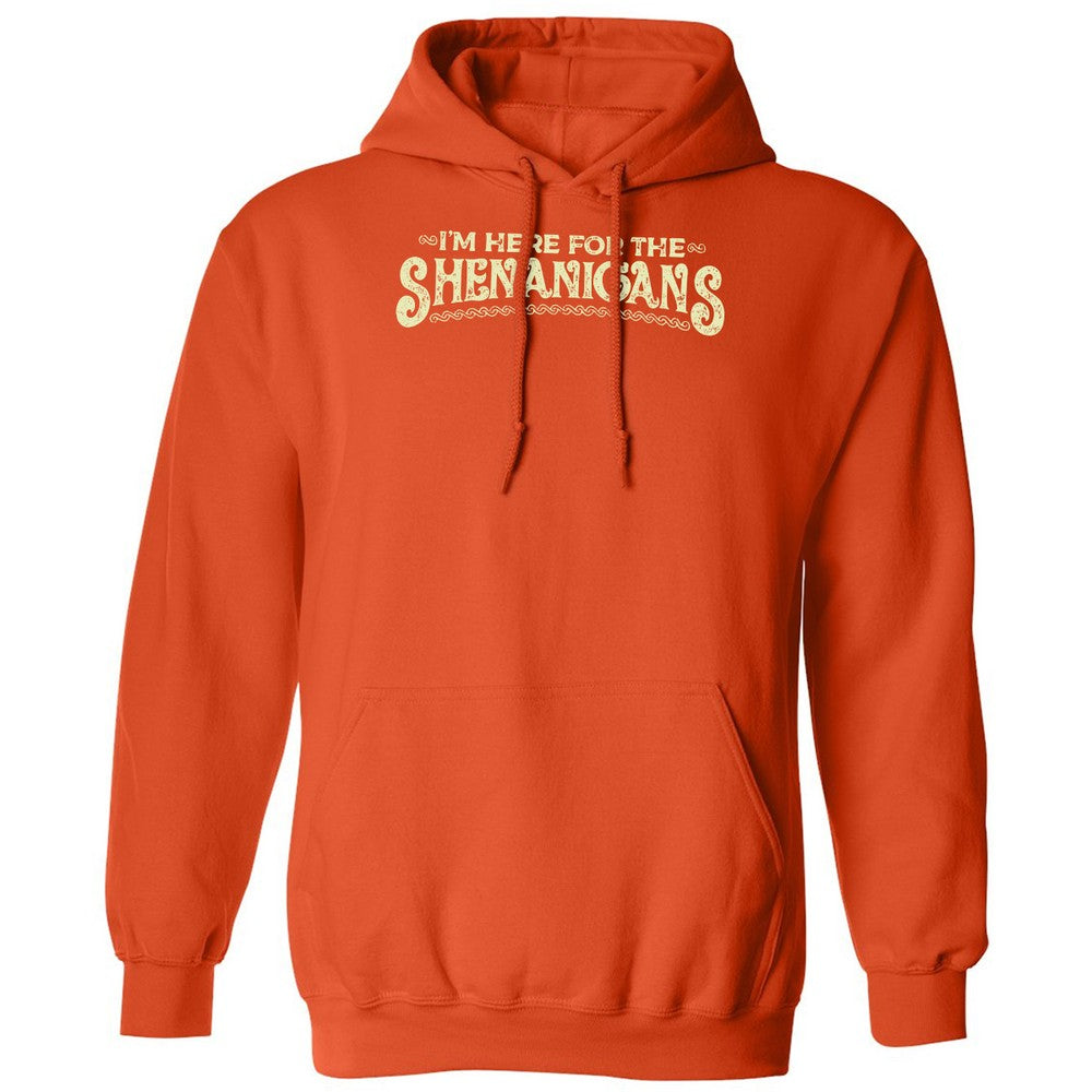 Here For The Shenanigans Classic Unisex Hoodie - Orange - 10