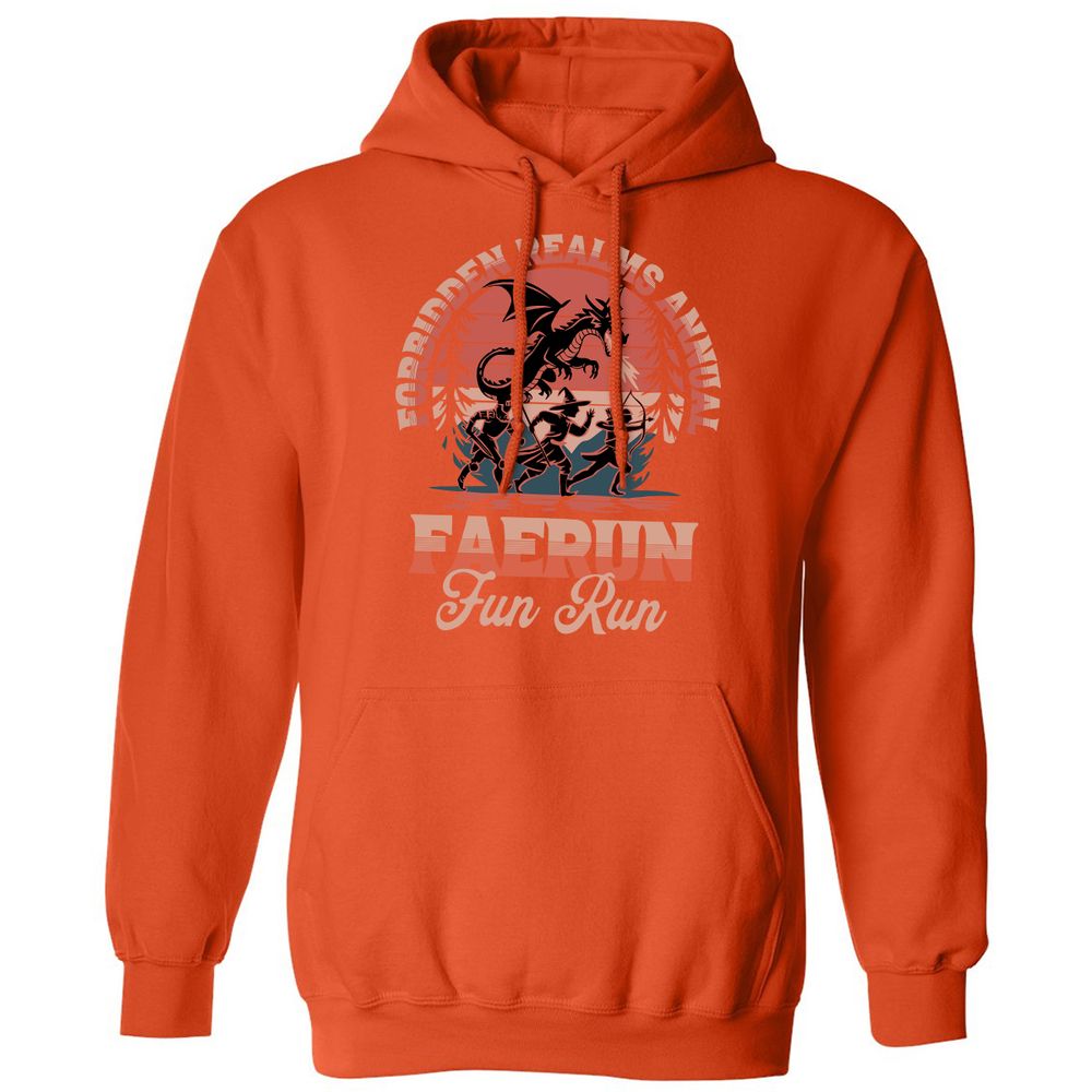 Faerun Fun Run Classic Unisex Hoodie - Orange - 10