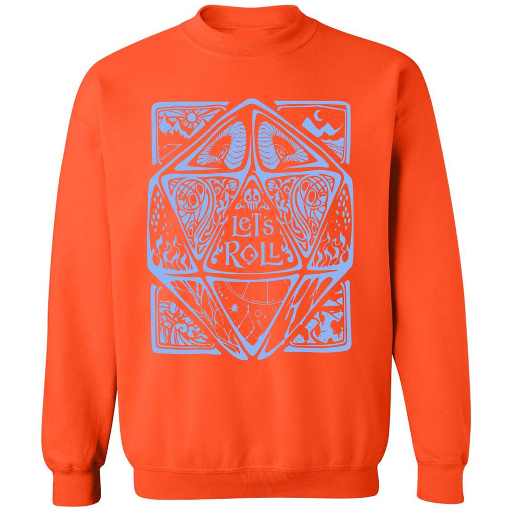 Let's Roll Classic Unisex Sweatshirt - Orange - 10