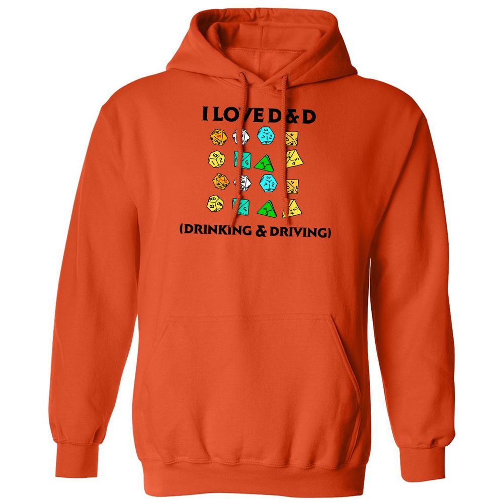 Drinking & Driving Classic Unisex Hoodie - Orange - 10