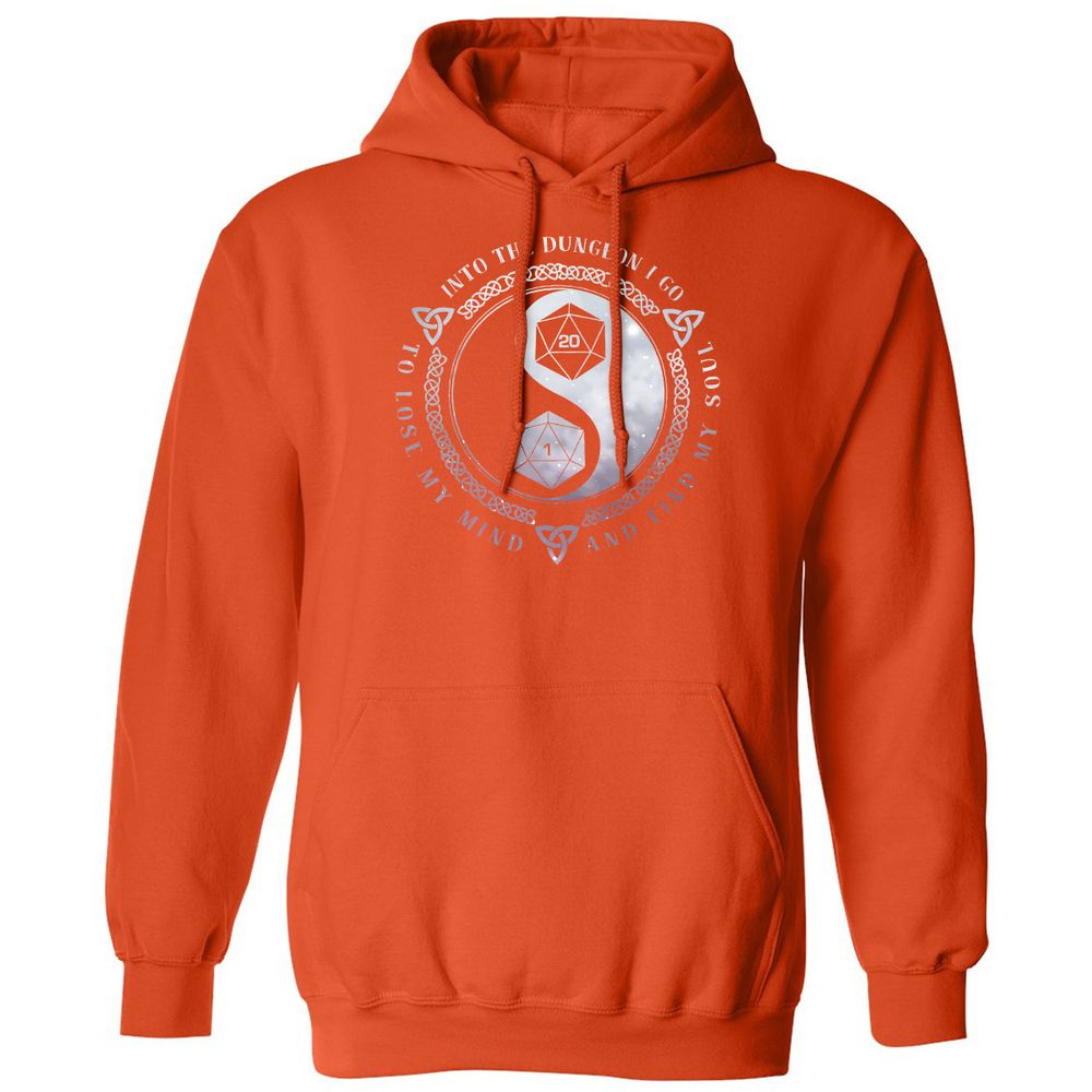 Into The Dungeon I Go Classic Unisex Hoodie - Orange - 10