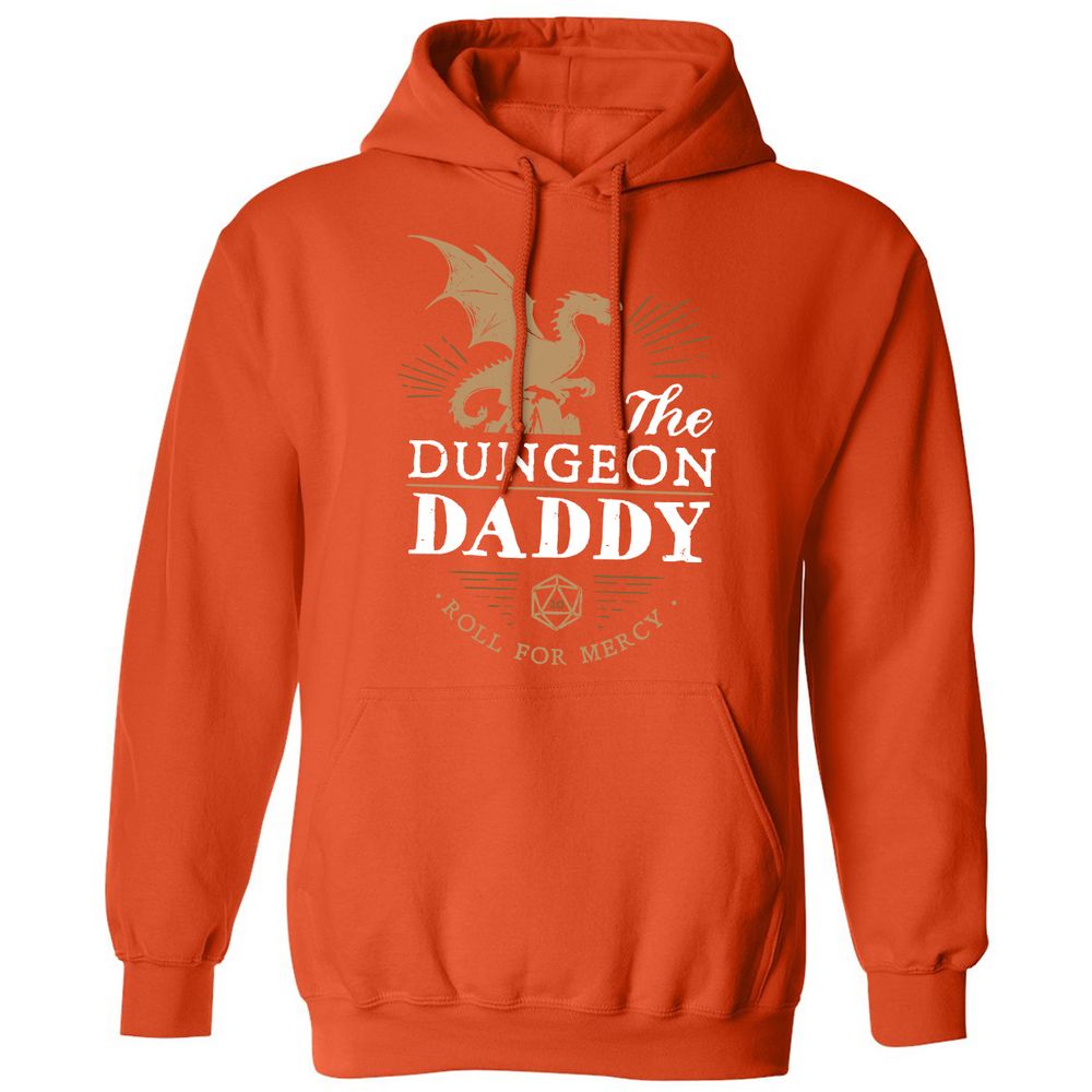 Dungeon Daddy Roll For Mercy Classic Unisex Hoodie - Orange - 10