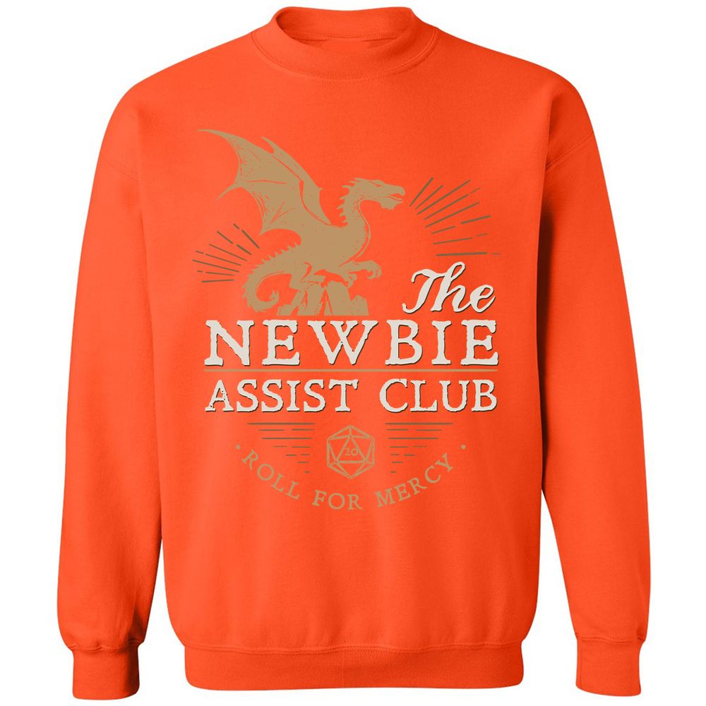 The Newbie Assist Club Classic Unisex Sweatshirt - Orange - 10