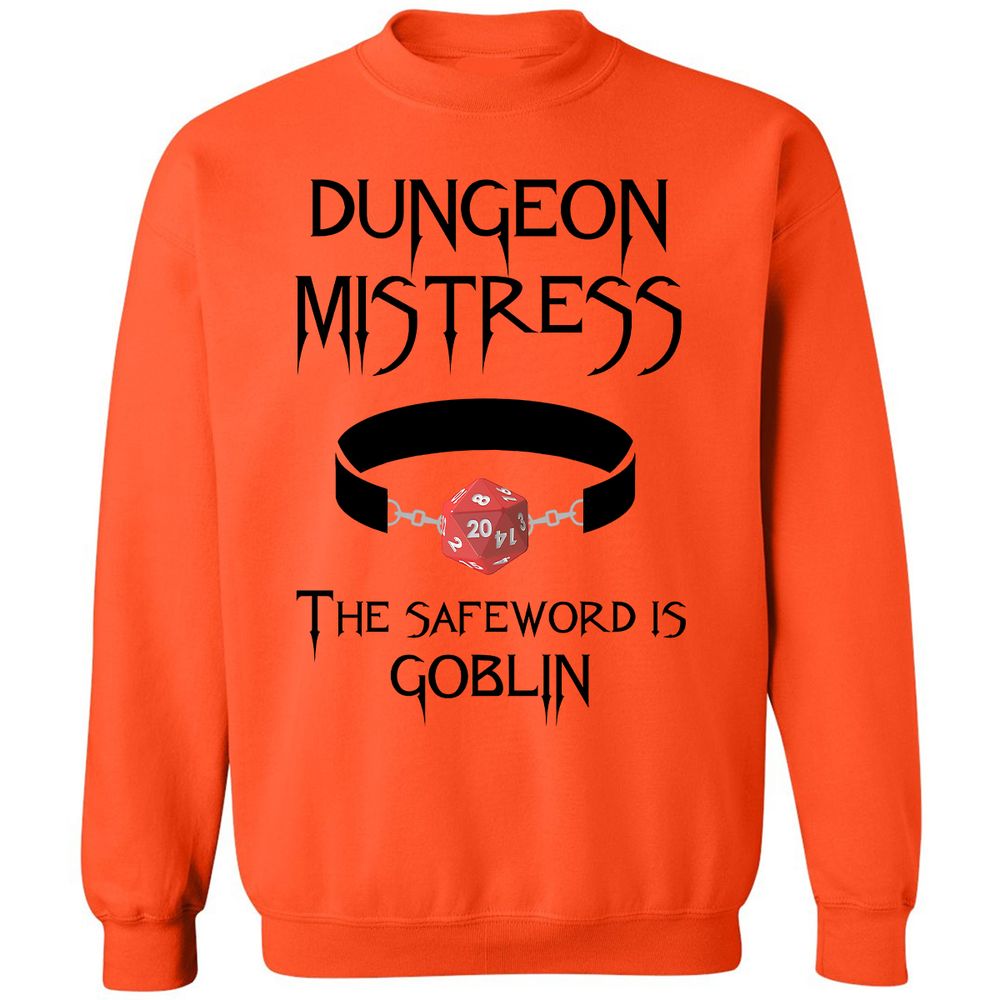Dungeon Mistress Classic Unisex Sweatshirt - Orange - 10