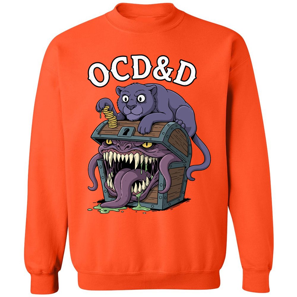 OCD&D Classic Unisex Sweatshirt - Orange - 10