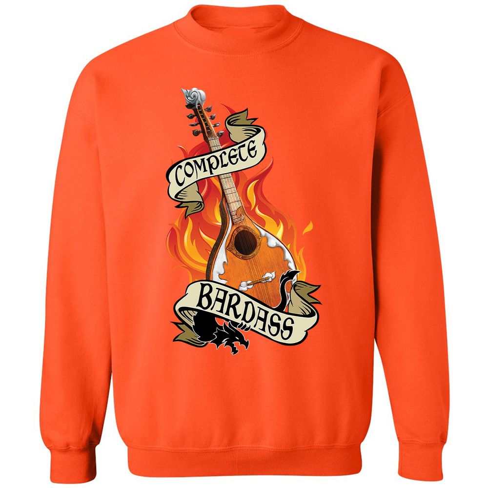 Complete Bardass Classic Unisex Sweatshirt - Orange - 10
