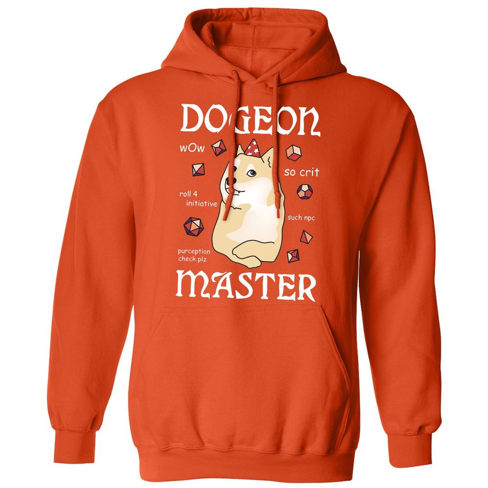 Dogeon Master Classic Unisex Hoodie - Orange - 10