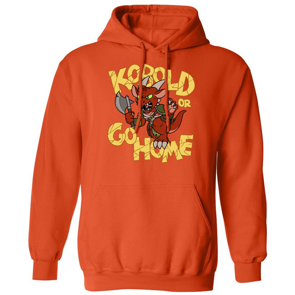 Kobold Or Go Home Classic Unisex Hoodie - Orange - 10