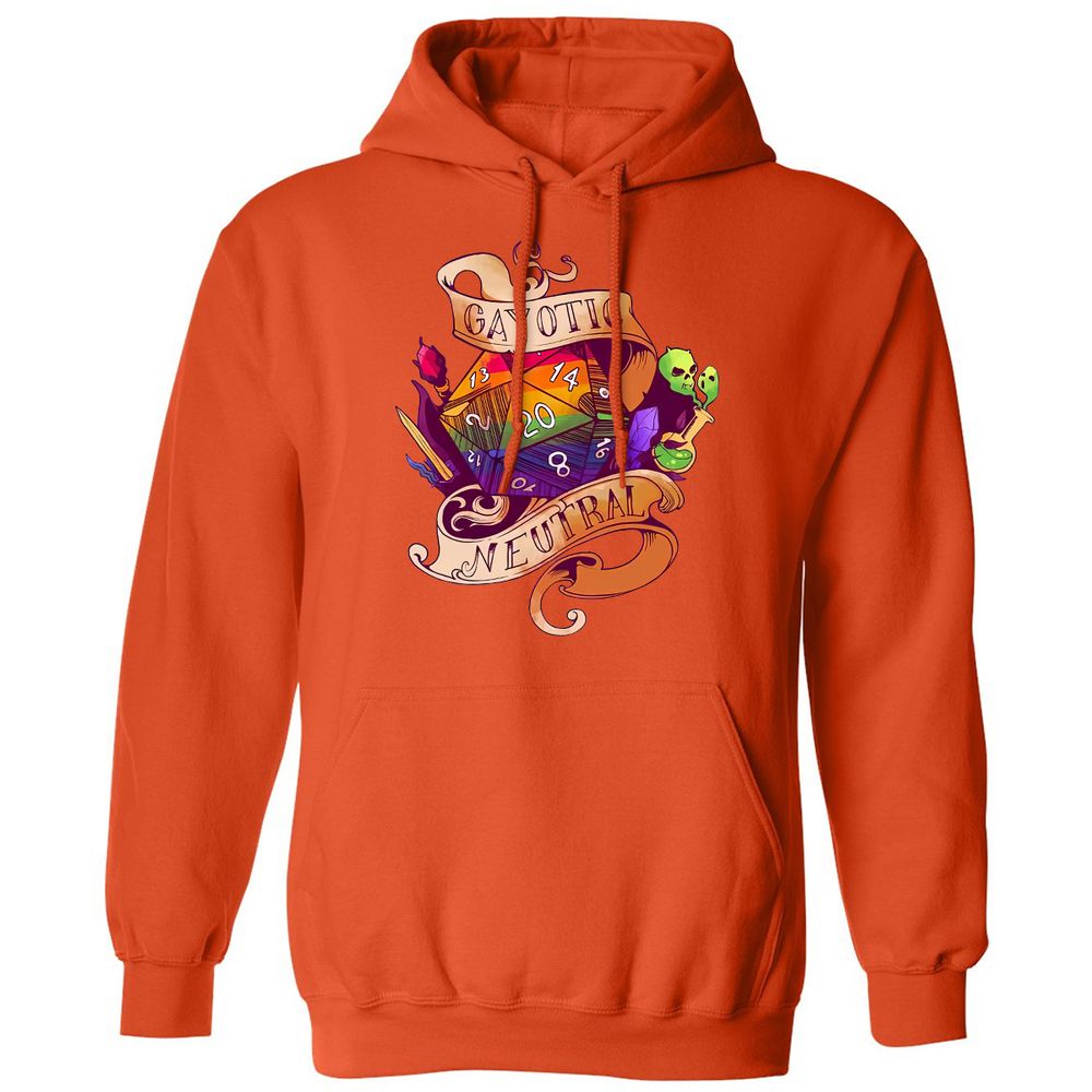 Gayotic Neutral Classic Unisex Hoodie - Orange - 10
