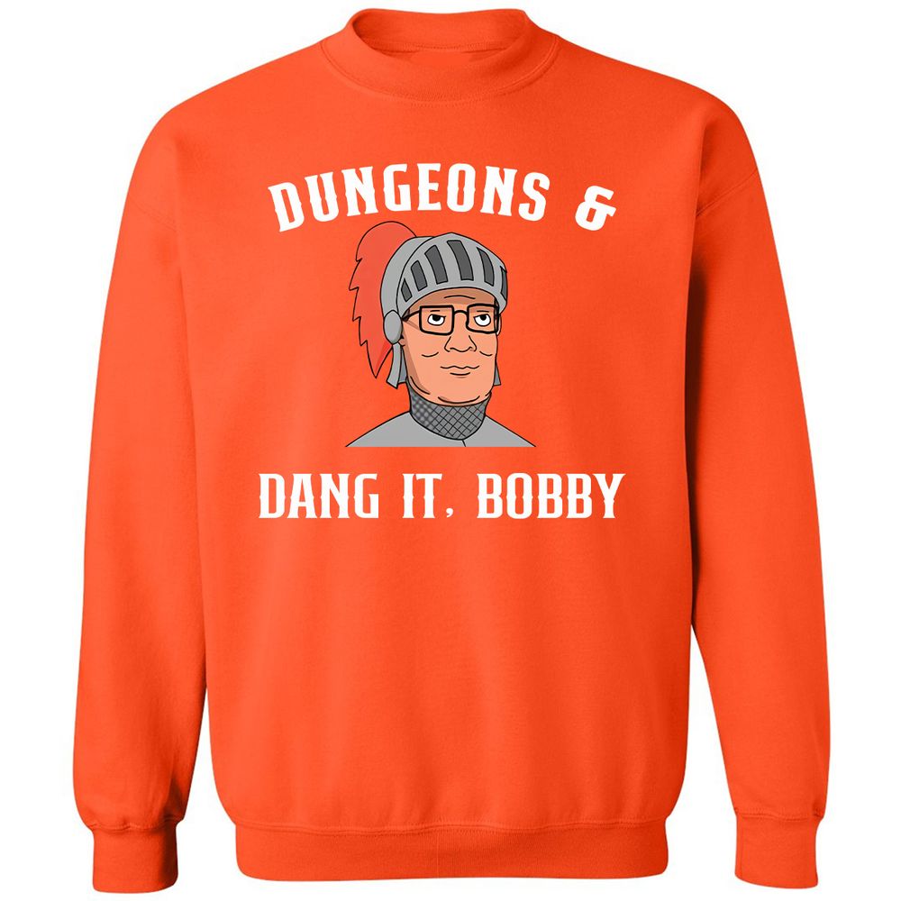 Dang It Bobby Classic Unisex Sweatshirt - Orange - 10