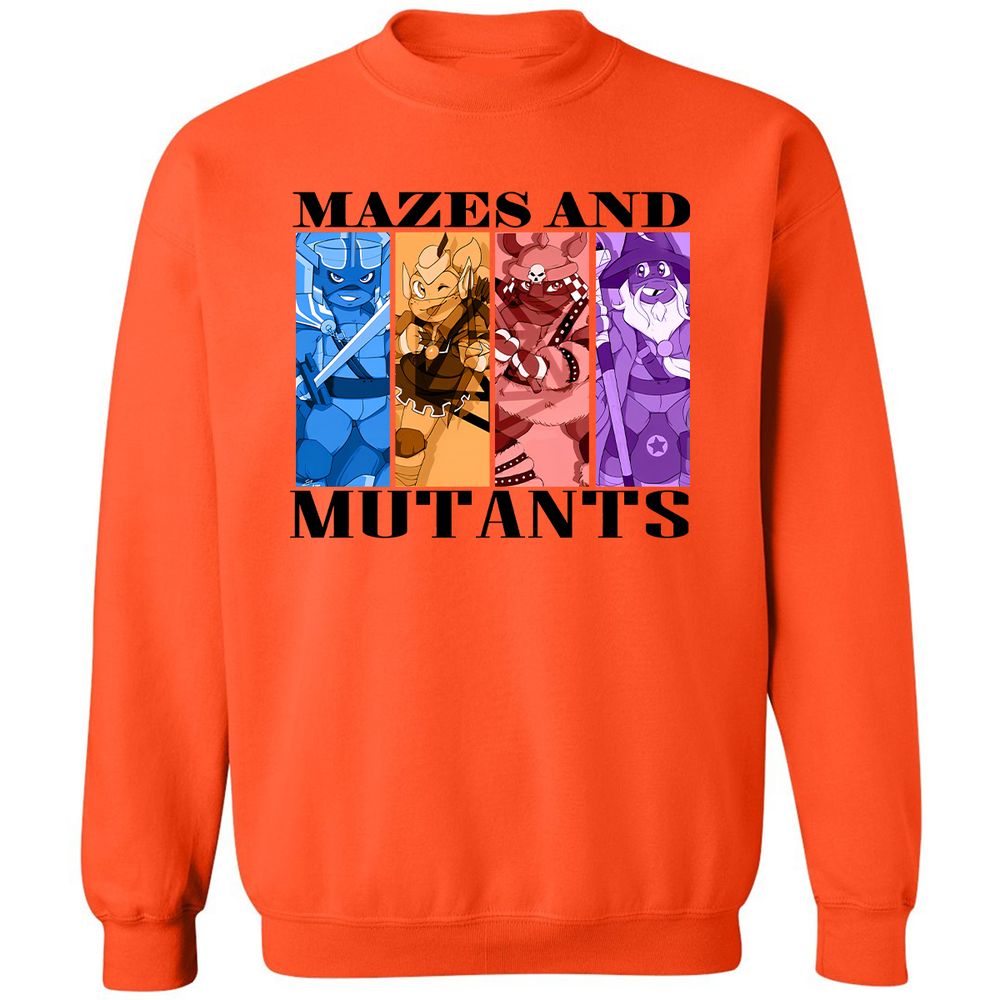 Mazes & Mutants Classic Unisex Sweatshirt - Orange - 10