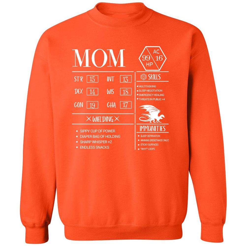 Mom New Classic Unisex Sweatshirt - Orange - 10