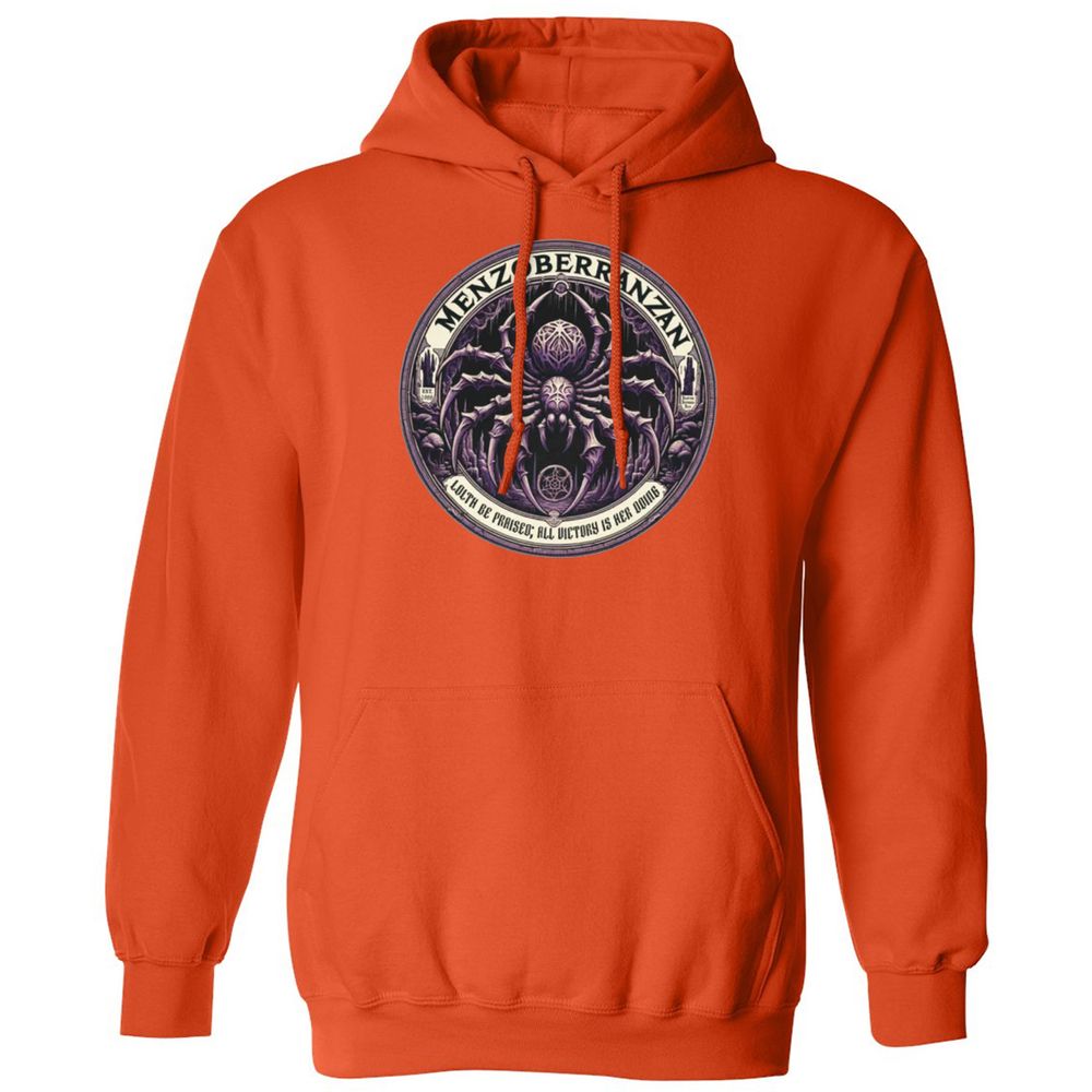 Menzoberranzan Lolth Be Praised Classic Unisex Hoodie - Orange - 10