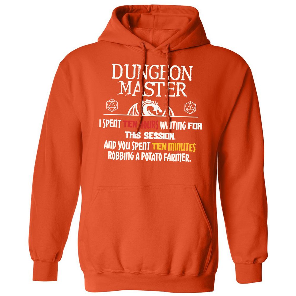 Dungeon Master Chaos Meme Classic Unisex Hoodie - Orange - 10