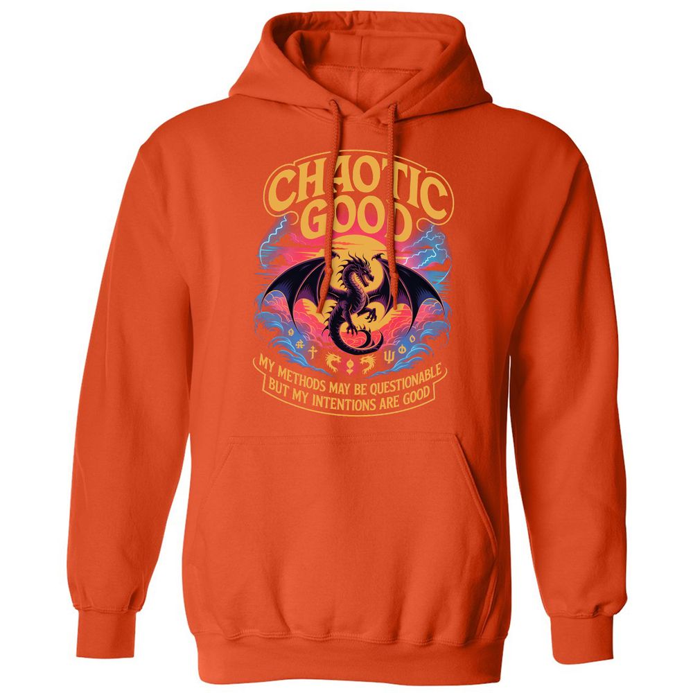 Chaotic Good Classic Unisex Hoodie - Orange - 10