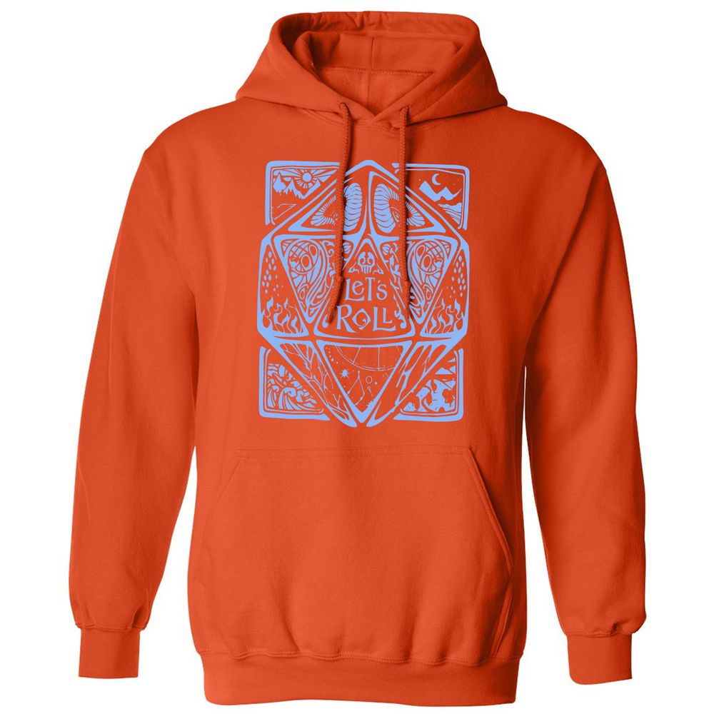 Let's Roll Classic Unisex Hoodie - Orange - 10