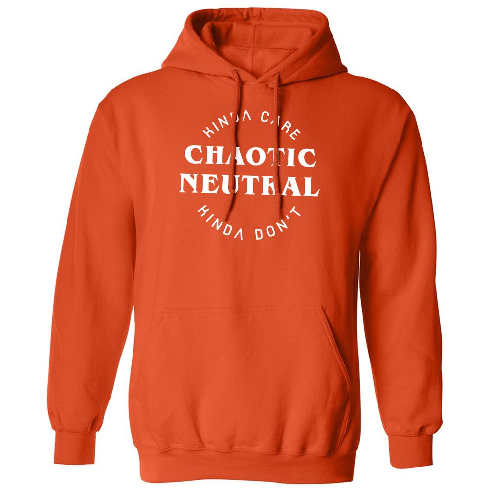 Chaotic Neutral Classic Unisex Hoodie - Orange - 10