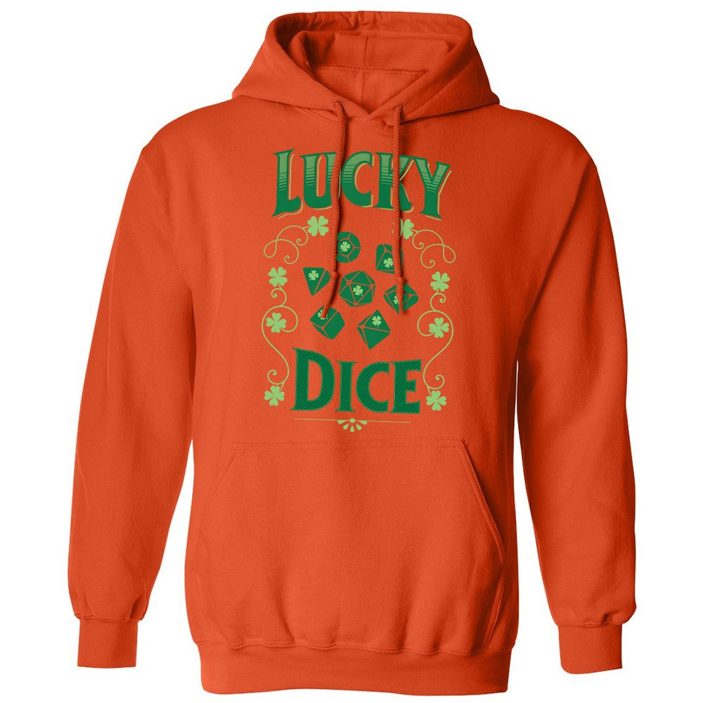 Lucky Dice Classic Unisex Hoodie - Orange - 10