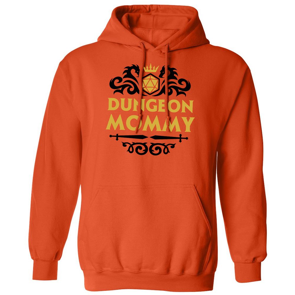 Dungeon Mommy Classic Unisex Hoodie - Orange - 10