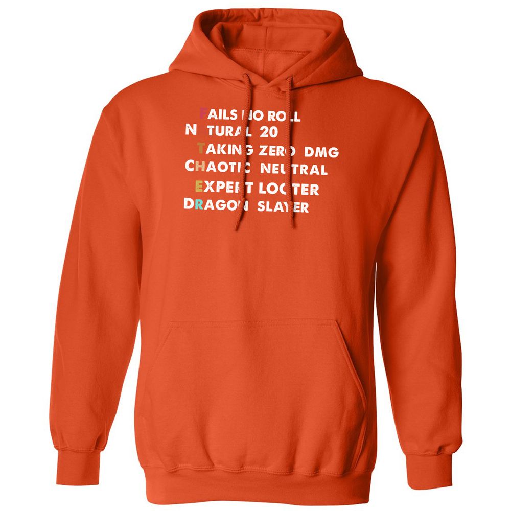 Father D&D Classic Unisex Hoodie - Orange - 10