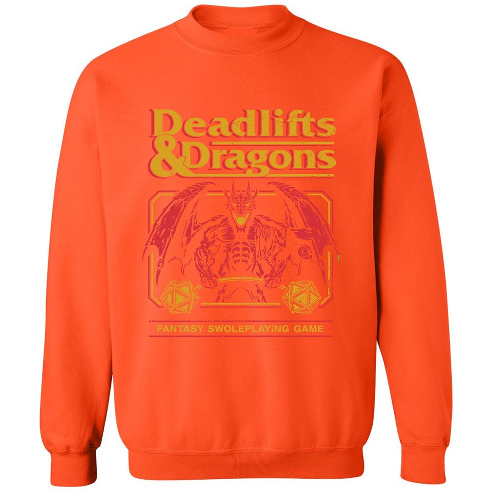 Deadlifts & Dragons - Orange - 10