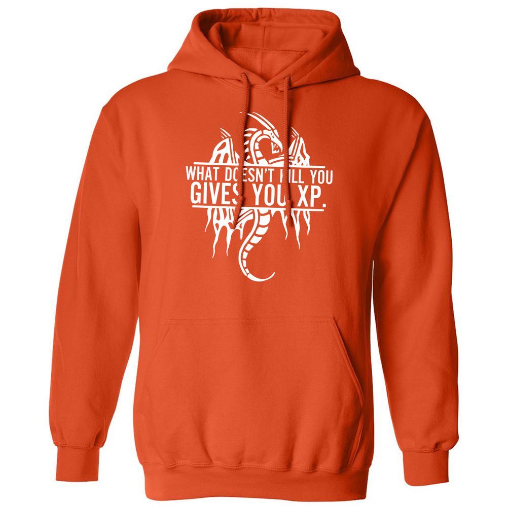 What Doesn't Kill You Classic Unisex Hoodie - Orange - 10