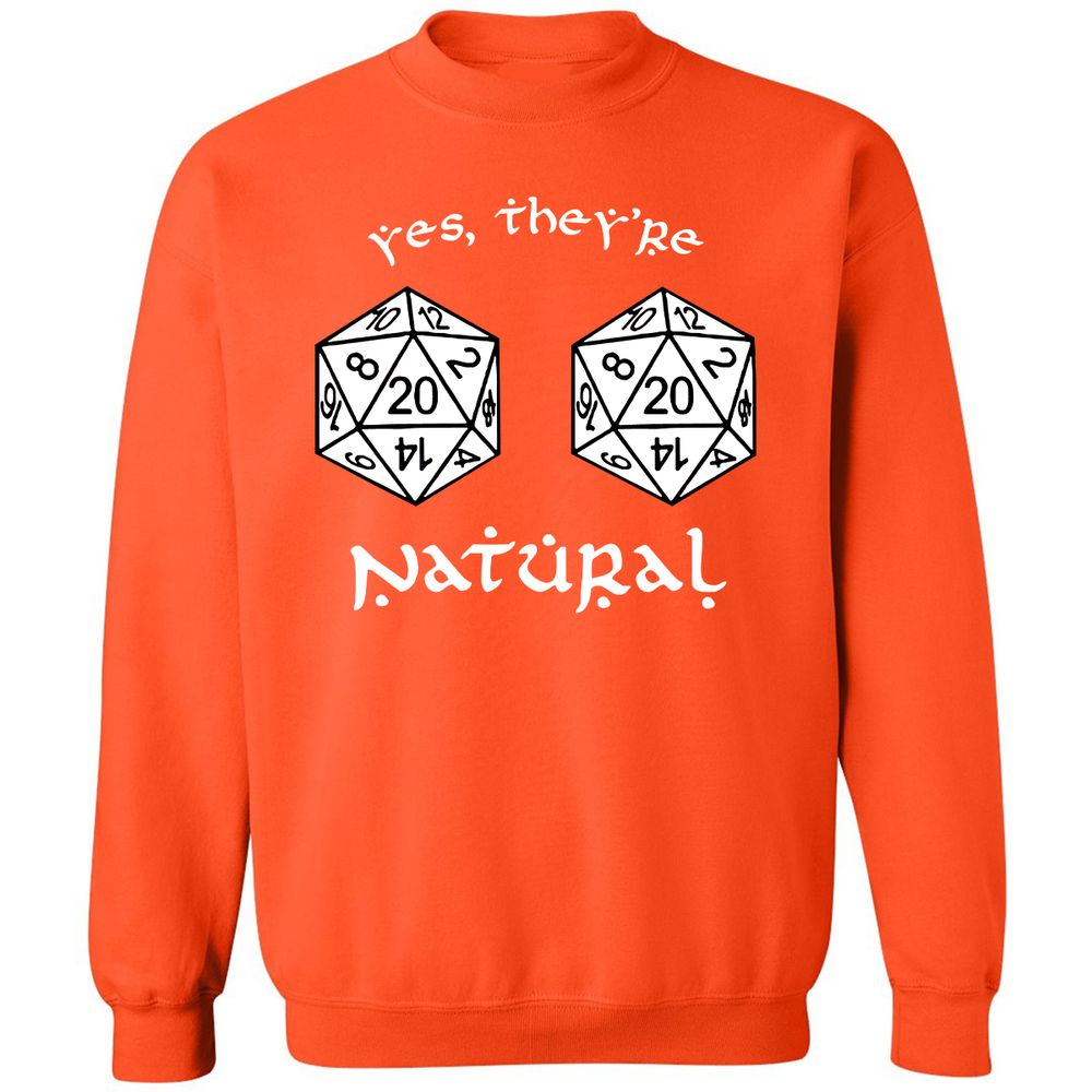 They Are Natural Classic Unisex Sweatshirt - Orange - 10