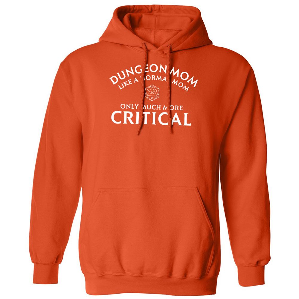 Dungeon Mom Normal Mom Classic Unisex Hoodie - Orange - 10