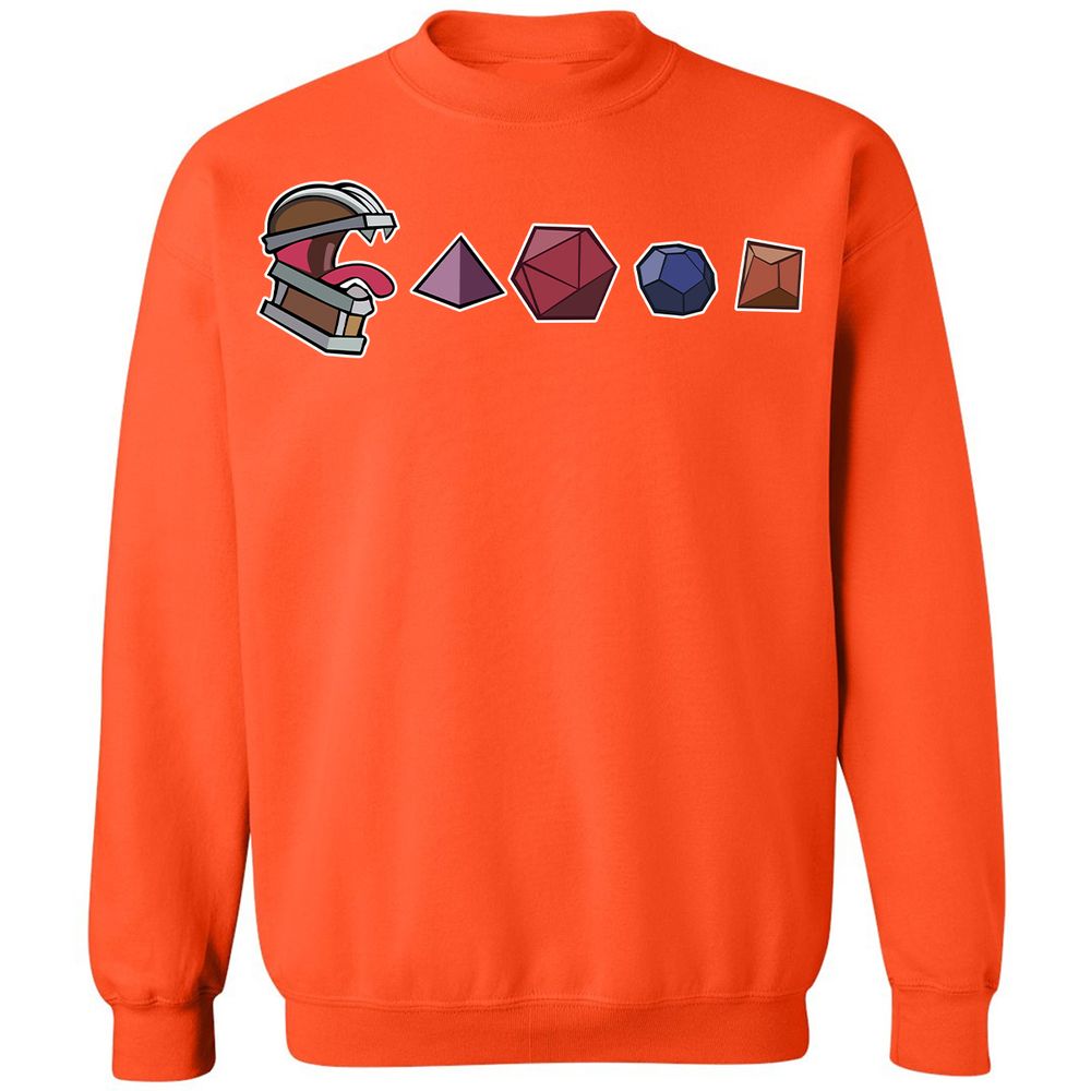 Mimic And Dices Classic Unisex Sweatshirt - Orange - 10