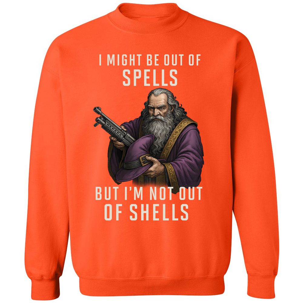 Not Out Of Shells Classic Unisex Sweatshirt - Orange - 10