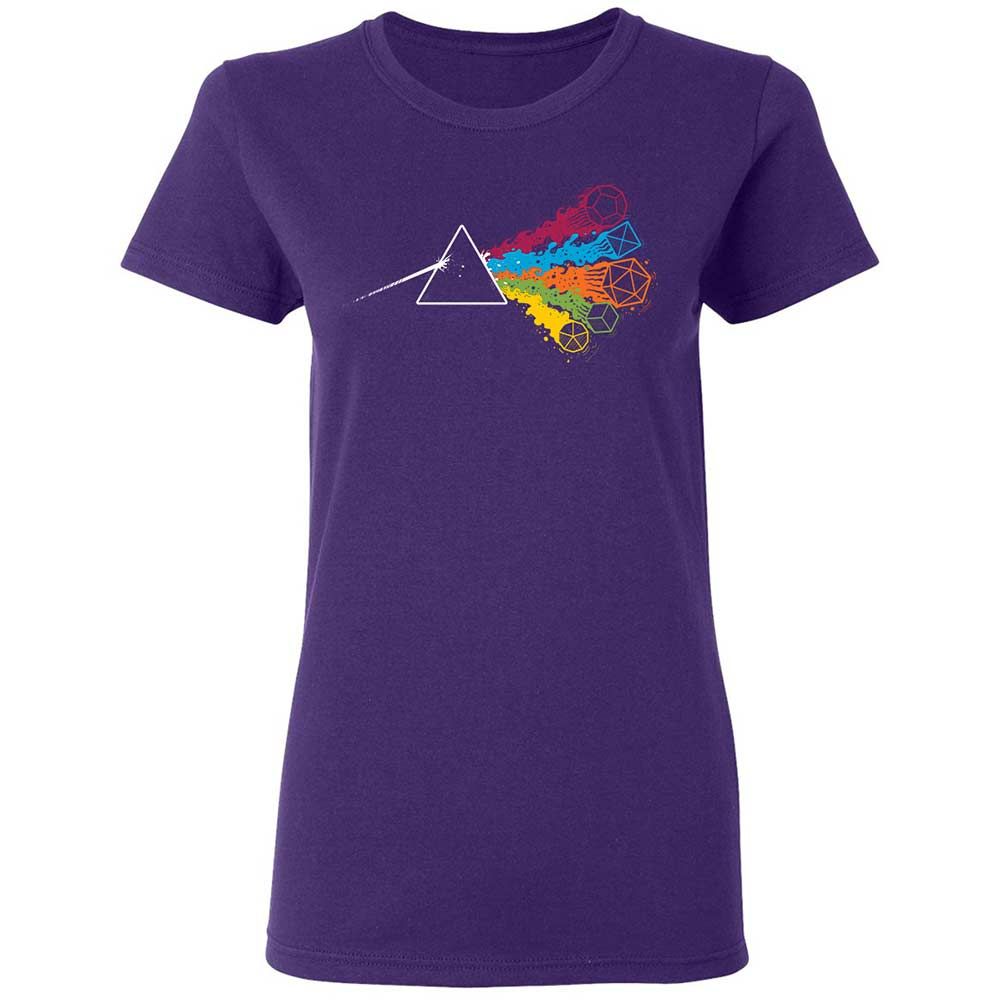 Dark Side Of The Dices Women's T-Shirt - Purple - 10
