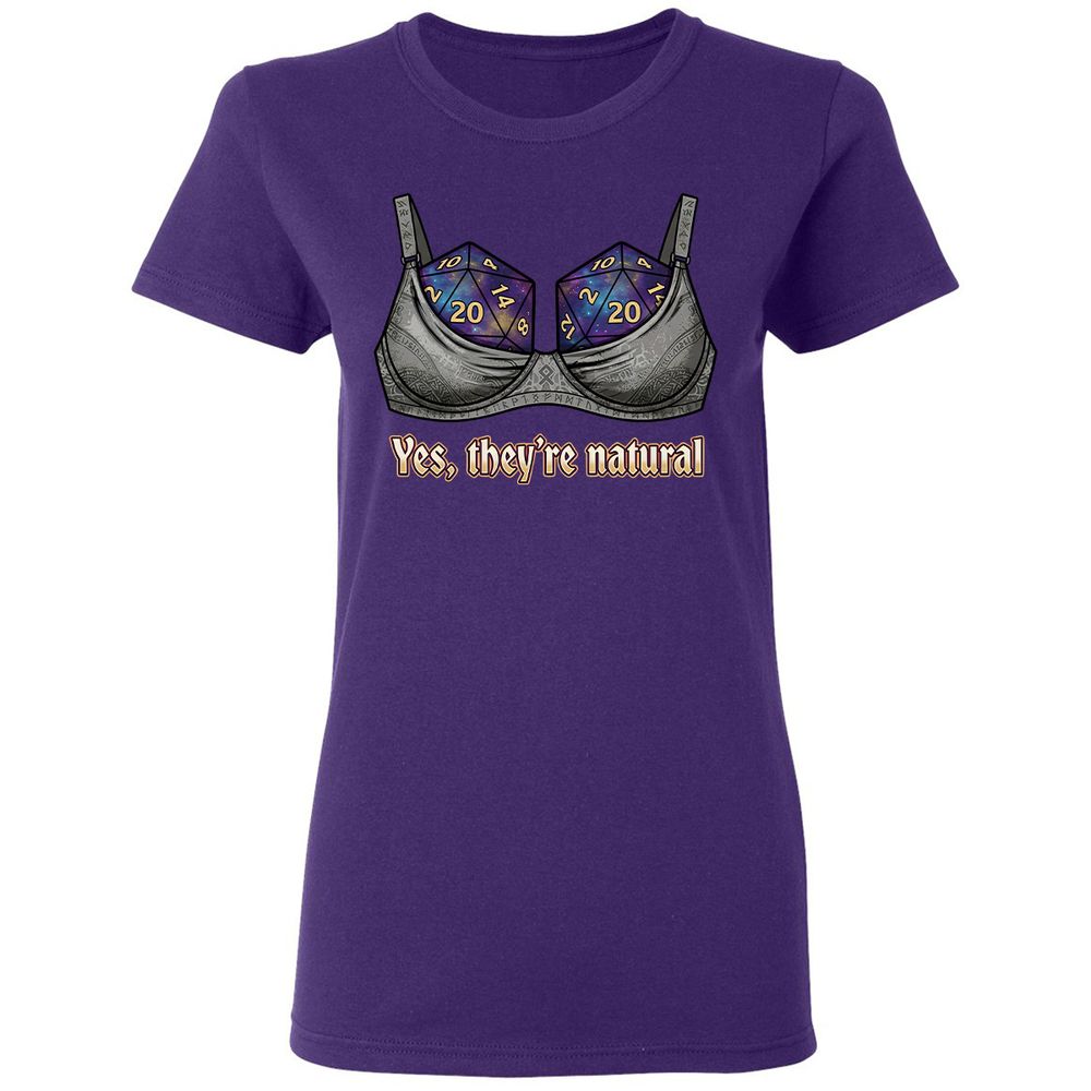 They Are Natural Nat20 Women's T-Shirt - Purple - 10