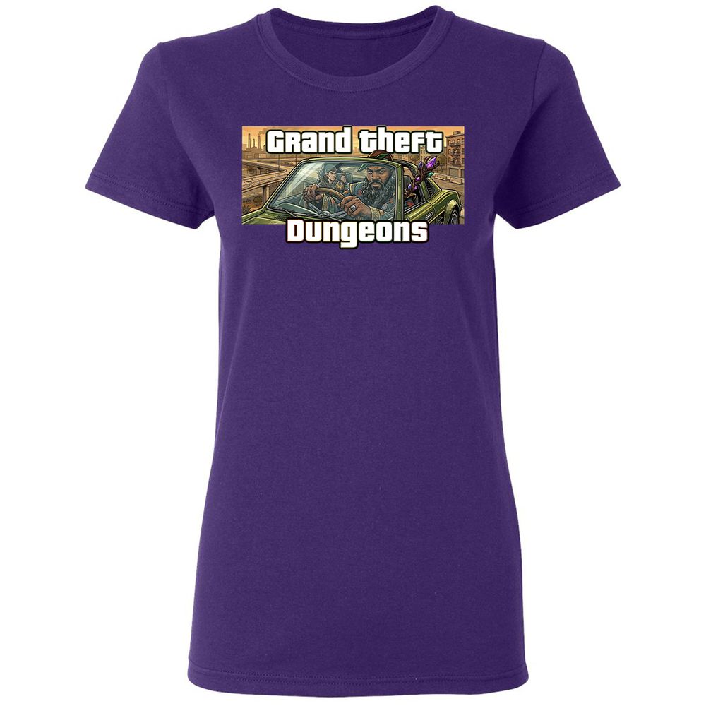 Grand Theft Dungeons Women's T-Shirt - Purple - 10