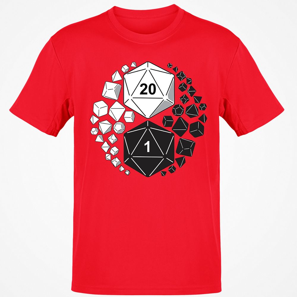 Gaming Yin Yang T-Shirt - Red - 10