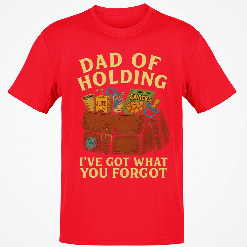Dad Of Holding Classic Unisex T-Shirt - Red - 10