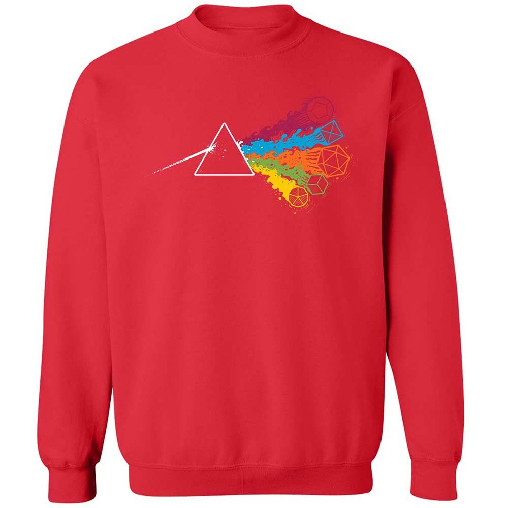 Dark Side Of The Dices Classic Unisex Sweatshirt - Red - 10