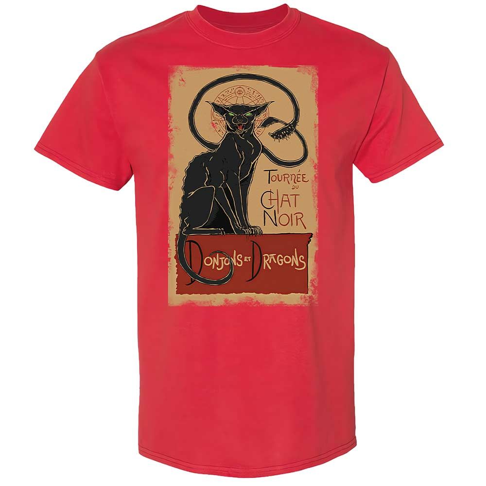 Tournee Du Chat Noir Classic Unisex T-Shirt - Red - 10