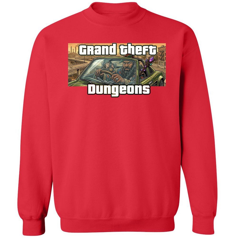Grand Theft Dungeons Classic Unisex Sweatshirt - Red - 10