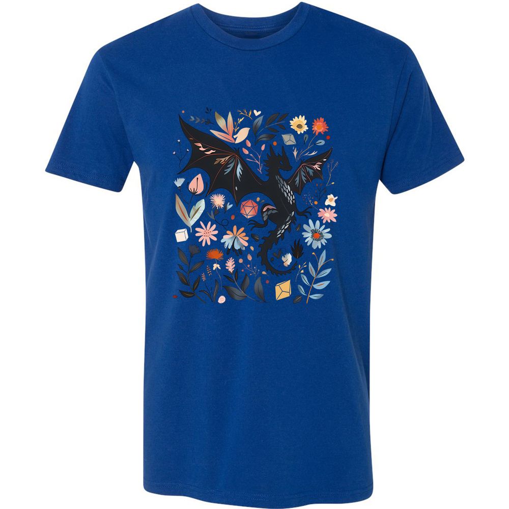 Floral DnD Dragon - Royal - 10