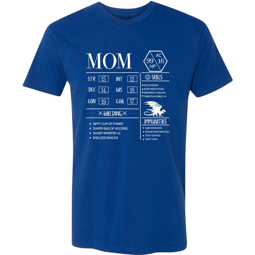 Mom New Premium Unisex T-Shirt - Royal - 10