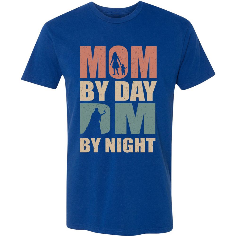 Mom By Day DM By Night Premium Unisex T-Shirt - Royal - 10