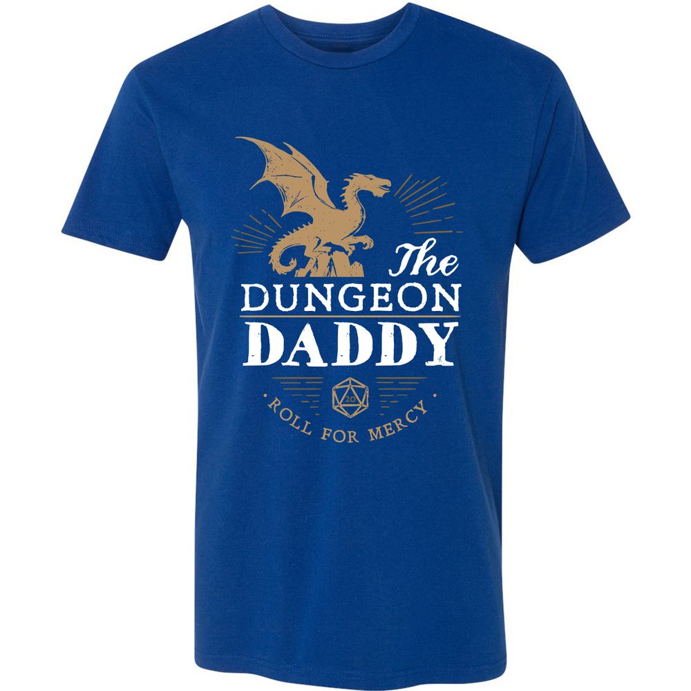Dungeon Daddy Roll For Mercy Premium Unisex T-Shirt - Royal - 10